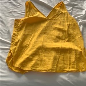 Yellow tank top